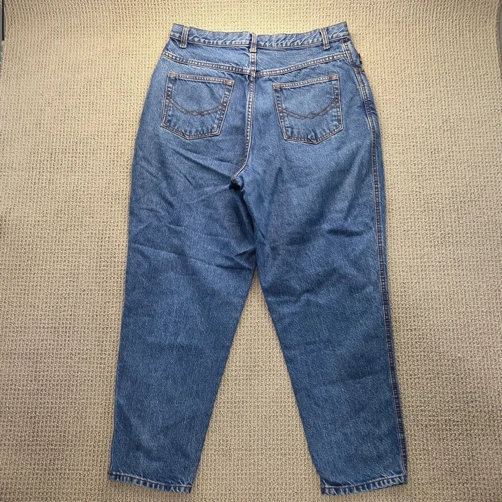 Vintage PS Gitano Jeans High Waist Tapered Leg‎ Denim Blue Womens 34x27